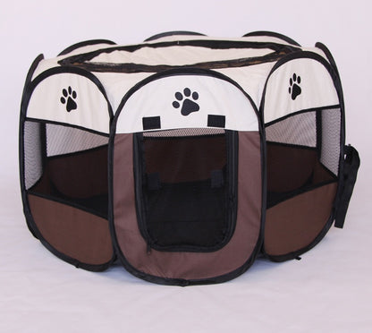 Parque Plegable Impermeable para Perros y Gatos – Seguridad y comodidad en cualquier lugar 🐾🏕️☀️