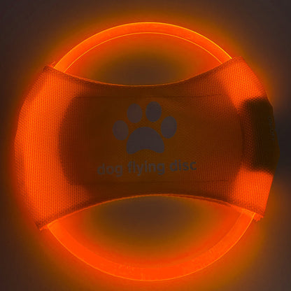 Disco Volador LED Recargable para Mascotas Activas – Diversión brillante y saludable para tu perro 🐶✨🌙