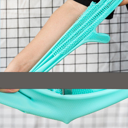 Silicone Pet Grooming Glove™ 🐾 Gentle Deshedding & Massage Brush for Dogs & Cats