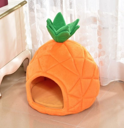 Cama para Mascotas con Diseño de Frutas – Diversión y confort en un solo lugar 🍓🍊🍉