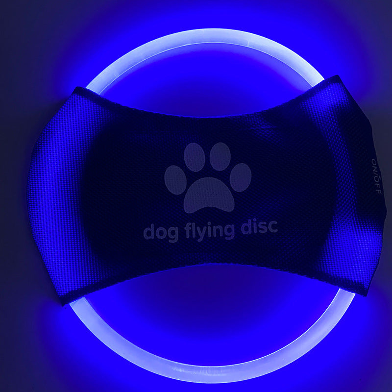 Disco Volador LED Recargable para Mascotas Activas – Diversión brillante y saludable para tu perro 🐶✨🌙