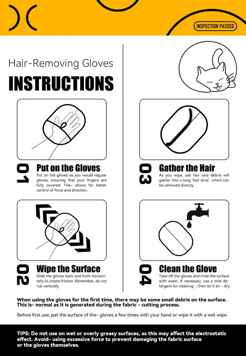 🐾 Premium Electrostatic Pet Hair Removal Glove — Eco‑Friendly, Reusable & Ultra‑Powerful Fur Cleaner