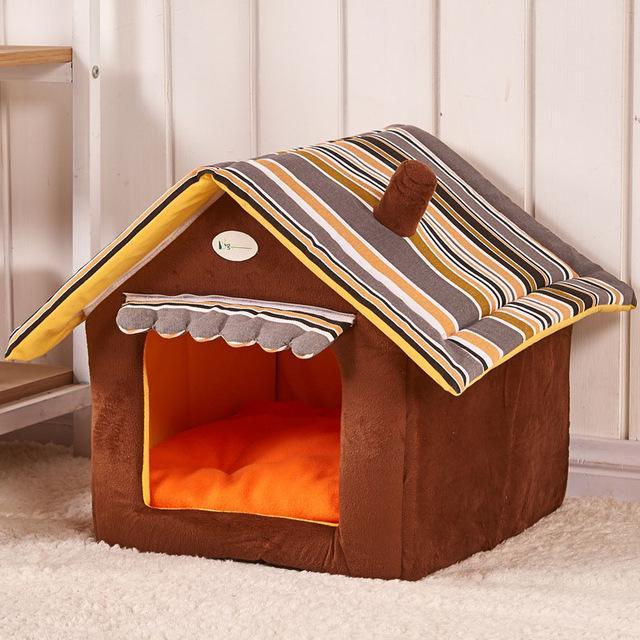 Casa Plegable para Mascotas con Cojín Extraíble – Comodidad y versatilidad en cualquier lugar 🐾🏠