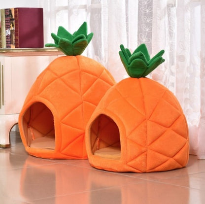 Cama para Mascotas con Diseño de Frutas – Diversión y confort en un solo lugar 🍓🍊🍉