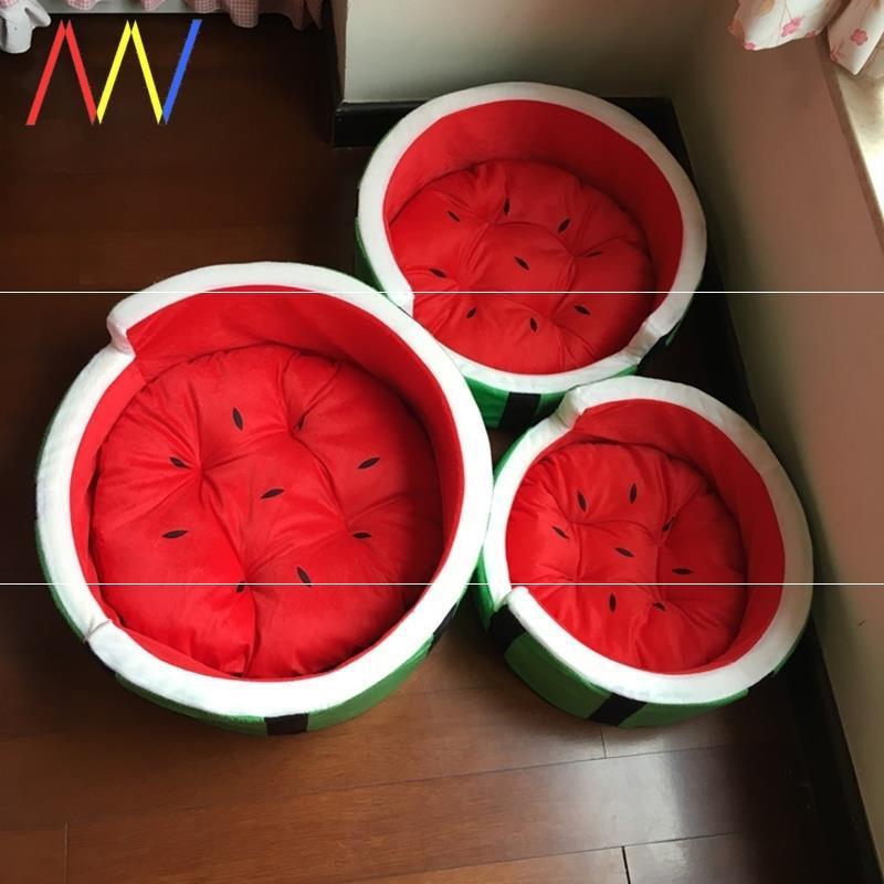 Cama para Mascotas con Diseño de Frutas – Diversión y confort en un solo lugar 🍓🍊🍉