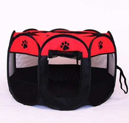 Parque Plegable Impermeable para Perros y Gatos – Seguridad y comodidad en cualquier lugar 🐾🏕️☀️