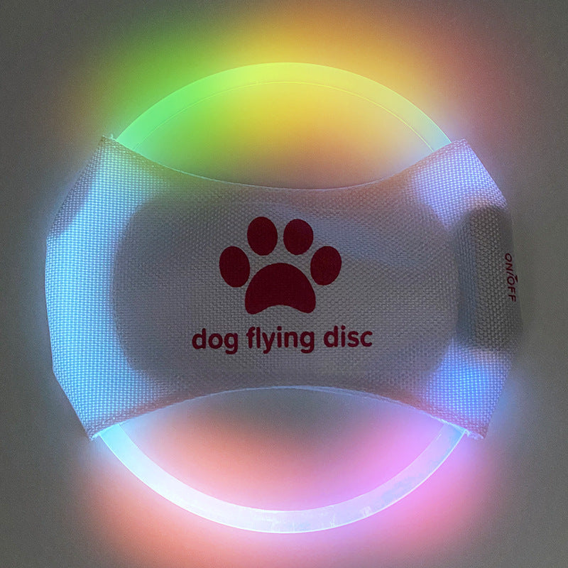 Disco Volador LED Recargable para Mascotas Activas – Diversión brillante y saludable para tu perro 🐶✨🌙