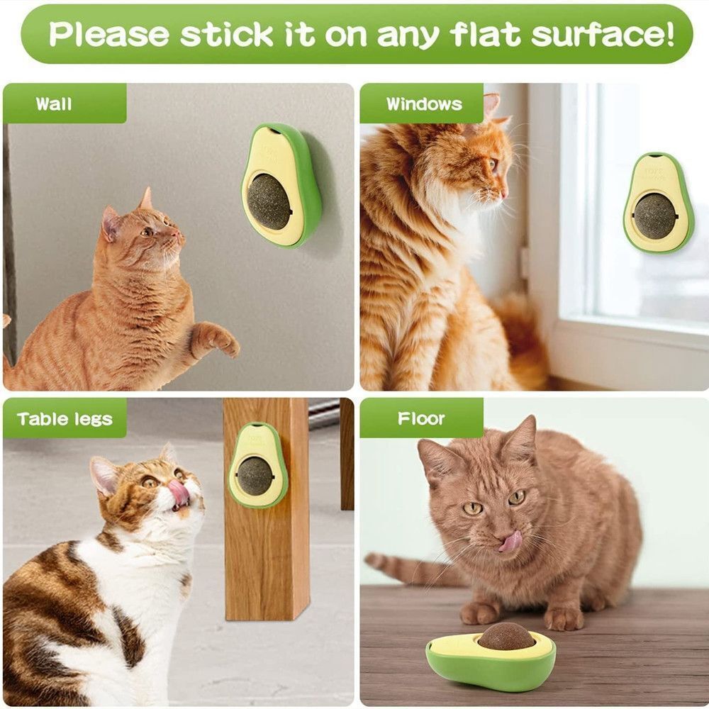 Juguete de Catnip en Forma de Aguacate para Gatos – Diversión irresistible y saludable 🥑🐱✨