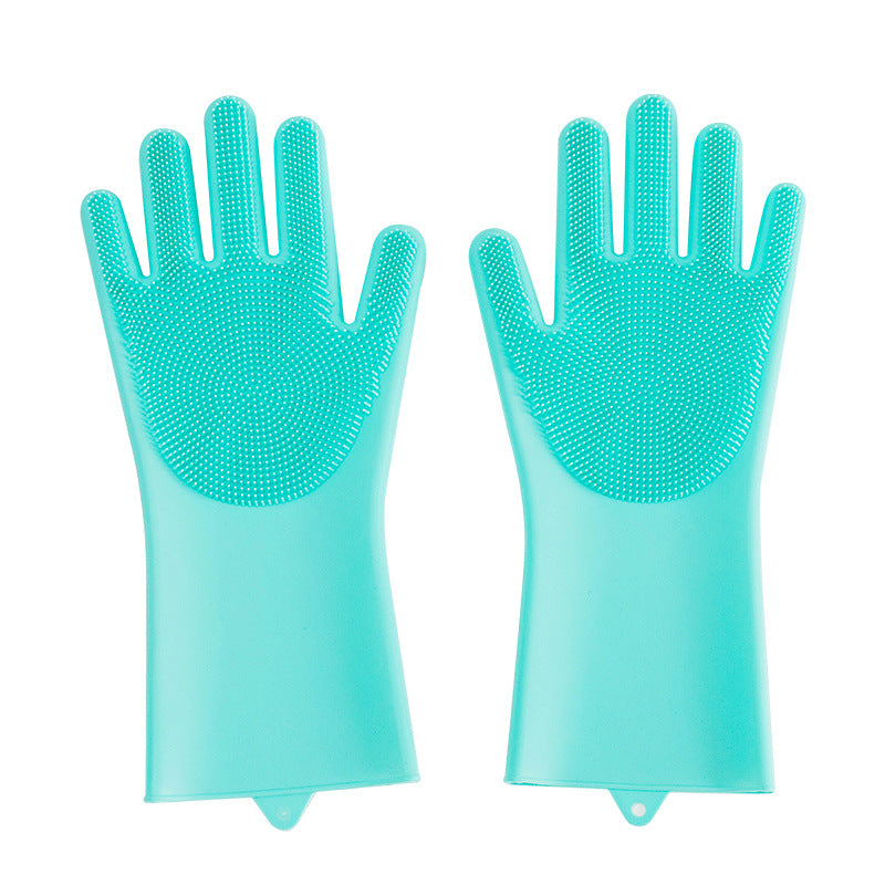 Silicone Pet Grooming Glove™ 🐾 Gentle Deshedding & Massage Brush for Dogs & Cats