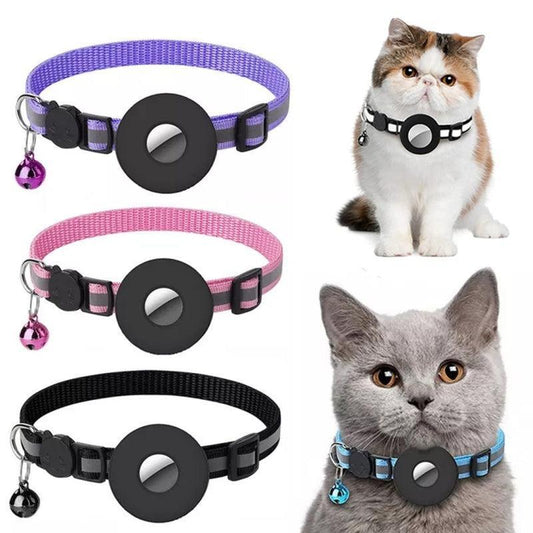 Collar Reflectante Impermeable con Airtag para Mascotas – Seguridad, visibilidad y comodidad en un solo accesorio 🐾✨