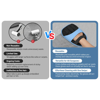 2026 Eco‑Premium Pet Hair Removal Glove – New Static Upgrade Edition | Gentle, Reusable & Loved by Pets 💙