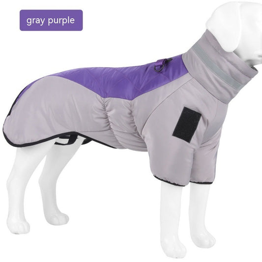 Abrigo Impermeable de Invierno para Perros Medianos y Grandes – Calor, Comodidad y Protección en Cada Paseo ❄️🐾