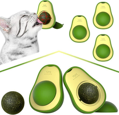 Juguete de Catnip en Forma de Aguacate para Gatos – Diversión irresistible y saludable 🥑🐱✨