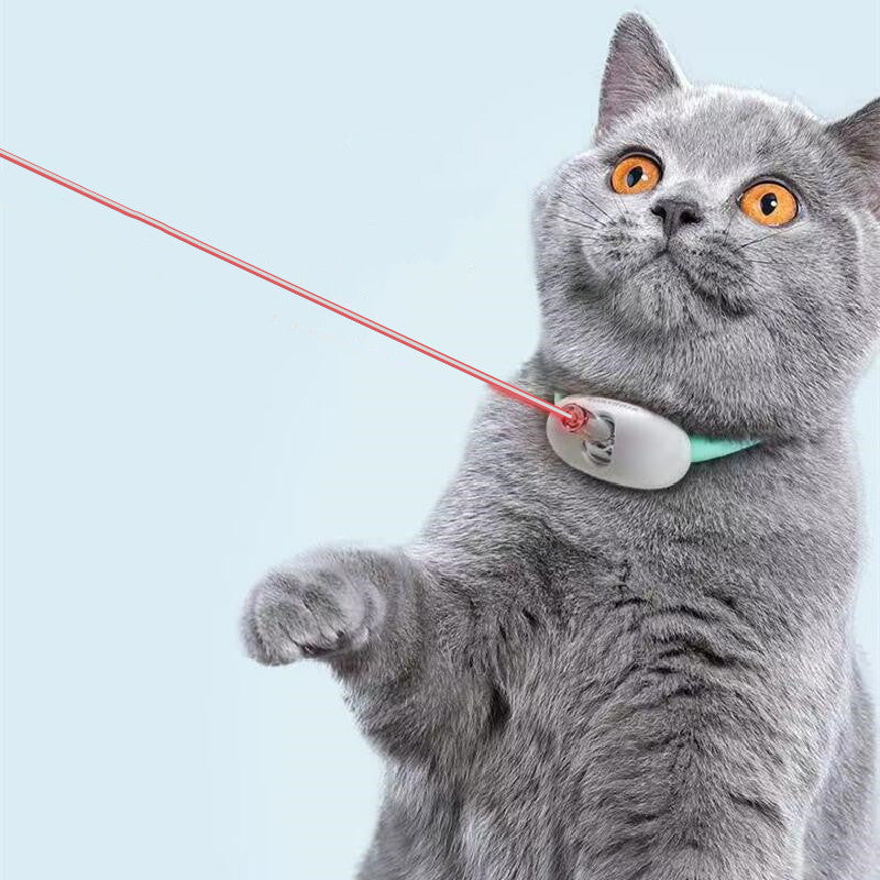 Collar Láser Interactivo para Gatos Activos – ¡Mantén a tu gato activo y saludable! 🐾🎮