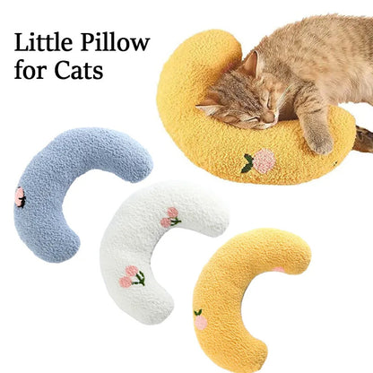 Almohada Suave en U para Gatos y Perros Pequeños – Confort y apoyo para un descanso saludable 🐾💤