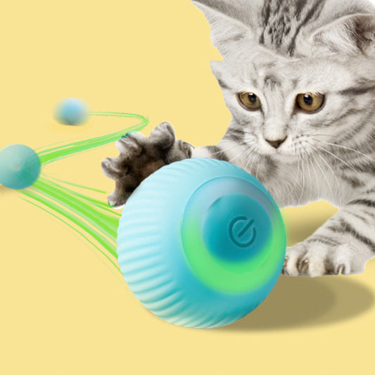 Pelota Eléctrica USB para Gatos – Diversión infinita para mentes curiosas 🐾⚙️🐱