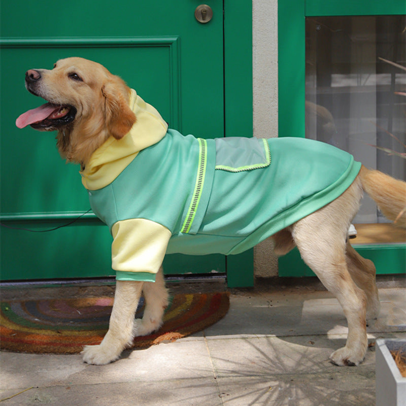 Suéter Polar Con Bolsillo: Perros Grandes Abrigados – Calor y Comodidad en Climas Fríos 🐕❄️